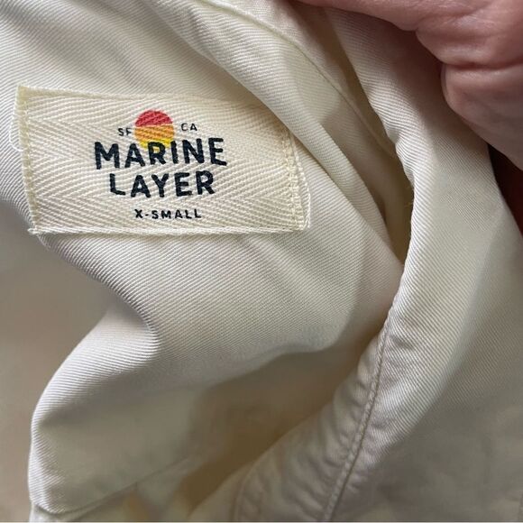 Marine Layer Cheyenne Tencel Button-Up Long Sleeve Shirt - Picture 9 of 11